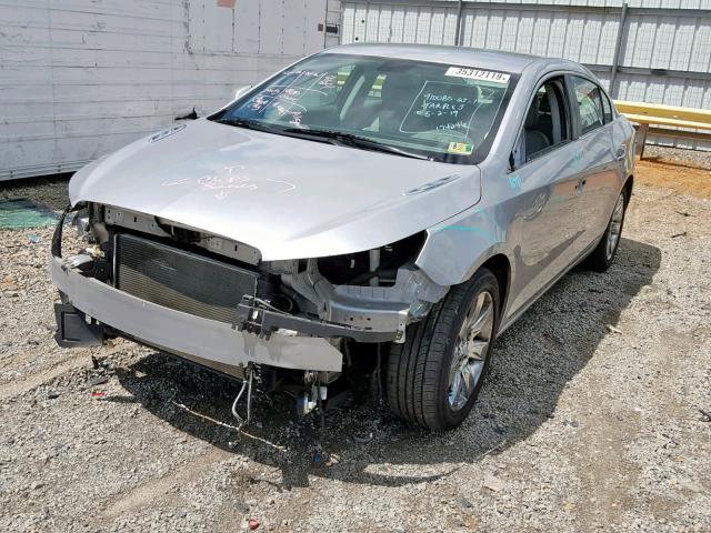 1G4GC5EG7AF228287 - 2010 BUICK LACROSSE C SILVER photo 2