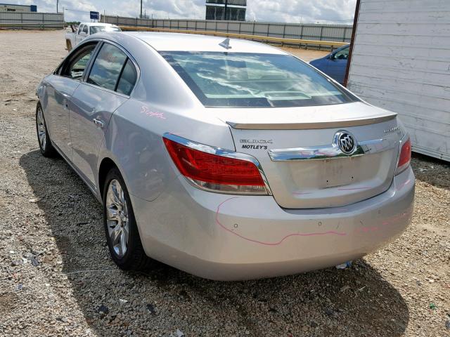 1G4GC5EG7AF228287 - 2010 BUICK LACROSSE C SILVER photo 3