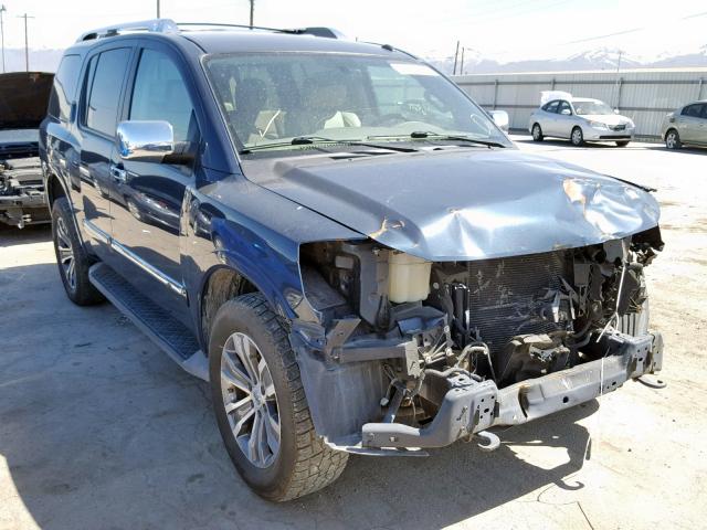 5N1AA0ND6FN605905 - 2015 NISSAN ARMADA SV BLUE photo 1