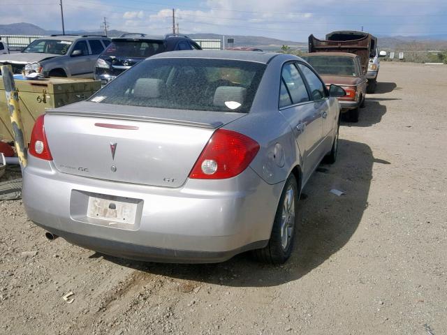 1G2ZH528X54153716 - 2005 PONTIAC G6 GT SILVER photo 4