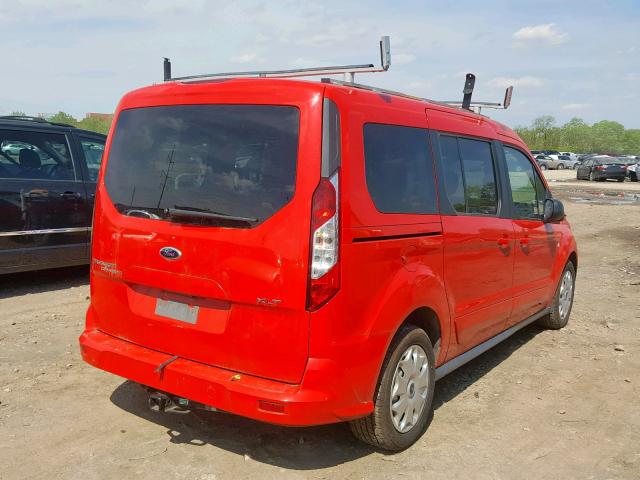 NM0GE9F74E1139975 - 2014 FORD TRANSIT CO RED photo 4