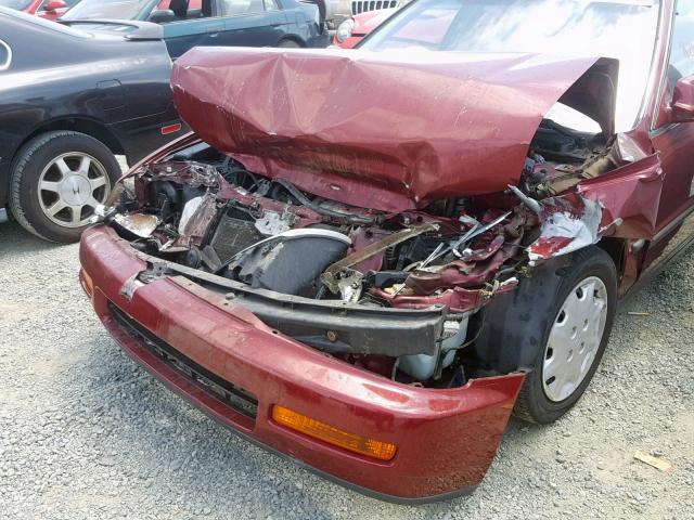 1HGCD5639VA246144 - 1997 HONDA ACCORD LX MAROON photo 9