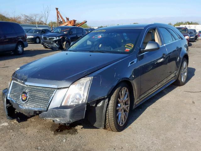 1G6DS8ED2B0120927 - 2011 CADILLAC CTS PREMIU GRAY photo 2