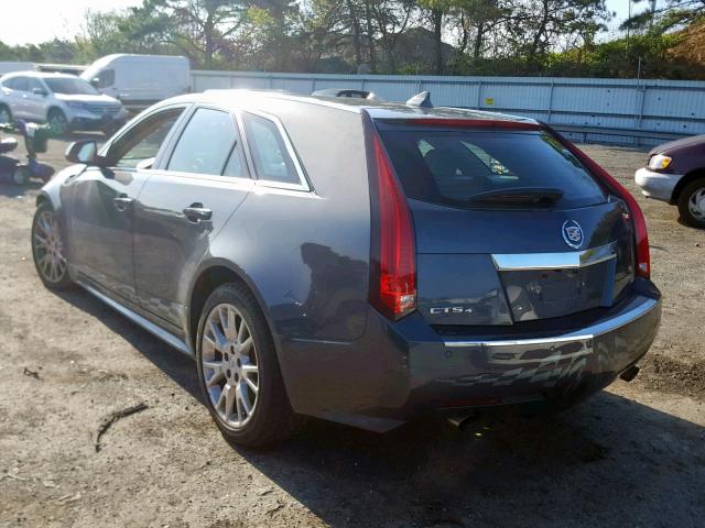 1G6DS8ED2B0120927 - 2011 CADILLAC CTS PREMIU GRAY photo 3