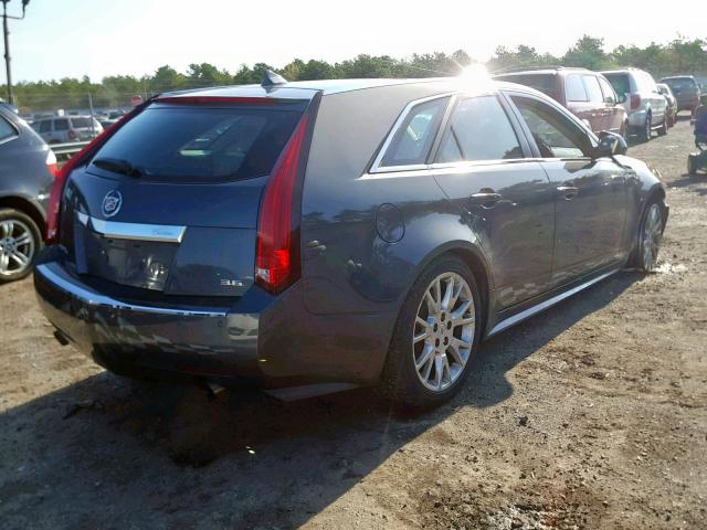 1G6DS8ED2B0120927 - 2011 CADILLAC CTS PREMIU GRAY photo 4