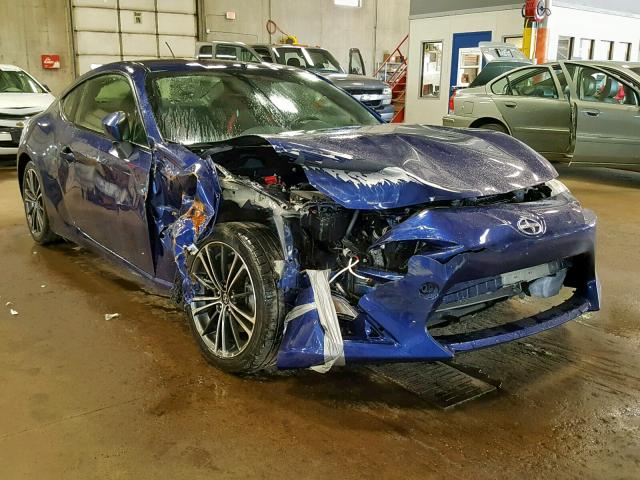 JF1ZNAA16D2722594 - 2013 TOYOTA SCION FR-S BLUE photo 1