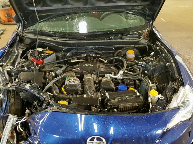 JF1ZNAA16D2722594 - 2013 TOYOTA SCION FR-S BLUE photo 7