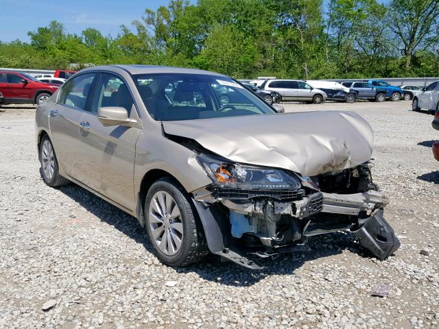 1HGCR2F83FA076277 - 2015 HONDA ACCORD EXL GOLD photo 1