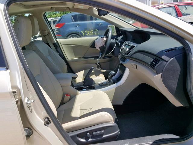 1HGCR2F83FA076277 - 2015 HONDA ACCORD EXL GOLD photo 5