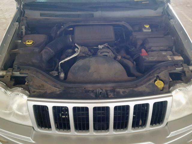 1J8HS48N57C592906 - 2007 JEEP GRAND CHER SILVER photo 7