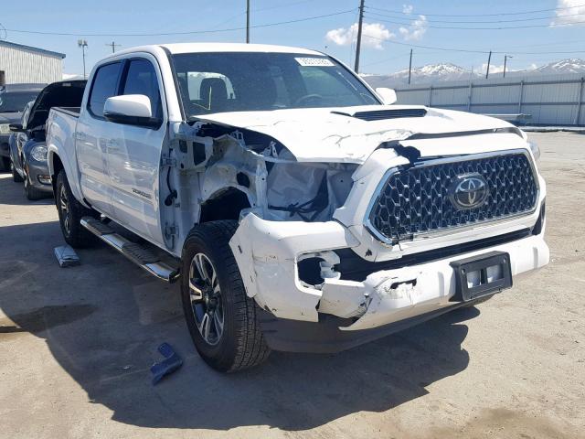 5TFCZ5AN2JX129330 - 2018 TOYOTA TACOMA DOU თეთრი ფოტო 1