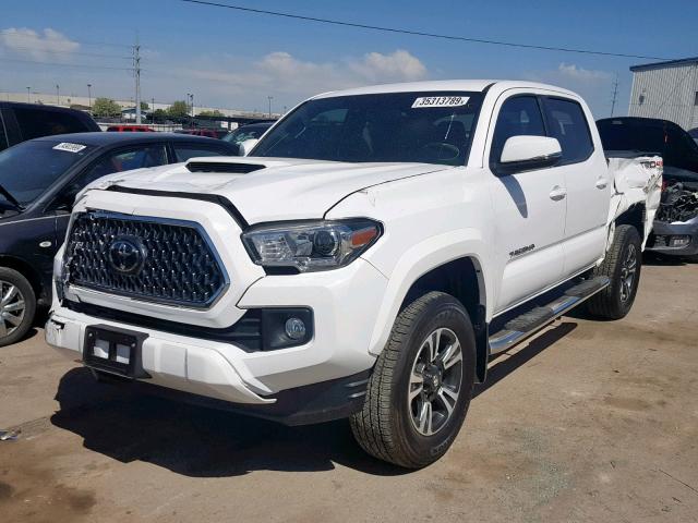 5TFCZ5AN2JX129330 - 2018 TOYOTA TACOMA DOU თეთრი ფოტო 2