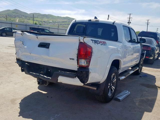 5TFCZ5AN2JX129330 - 2018 TOYOTA TACOMA DOU თეთრი ფოტო 4