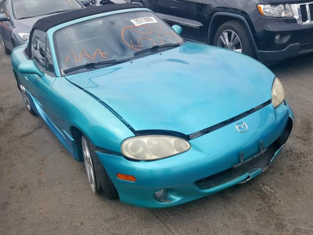 JM1NB353230311339 - 2003 MAZDA MX-5 MIATA BLUE photo 1