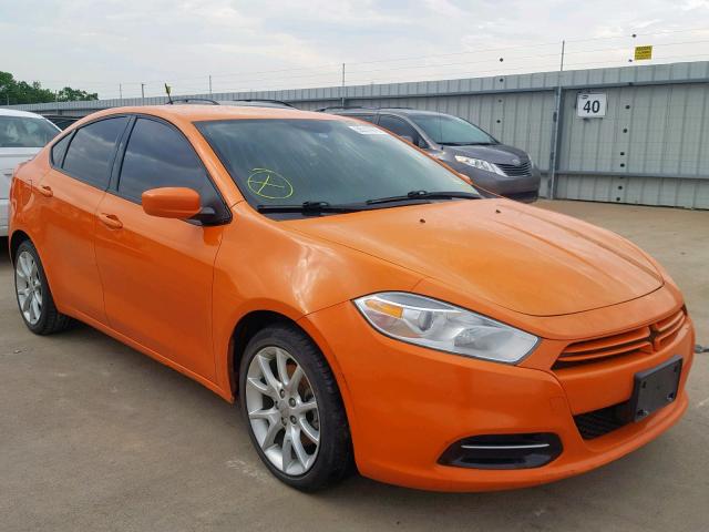 1C3CDFBAXDD195098 - 2013 DODGE DART SXT ORANGE photo 1