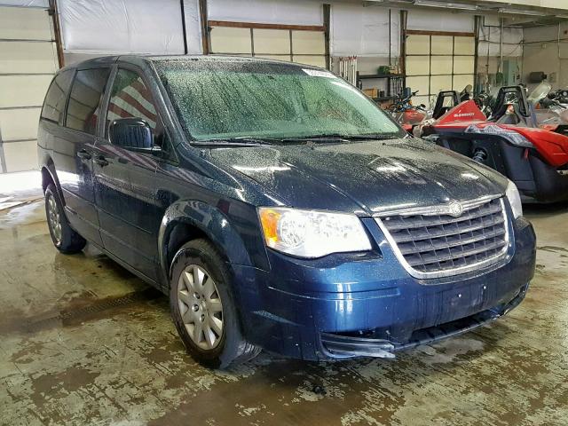 2A8HR44H48R762113 - 2008 CHRYSLER TOWN & COU BLUE photo 1