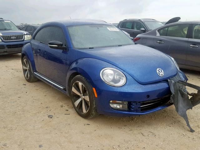 3VW467AT1DM614525 - 2013 VOLKSWAGEN BEETLE TUR BLUE photo 1