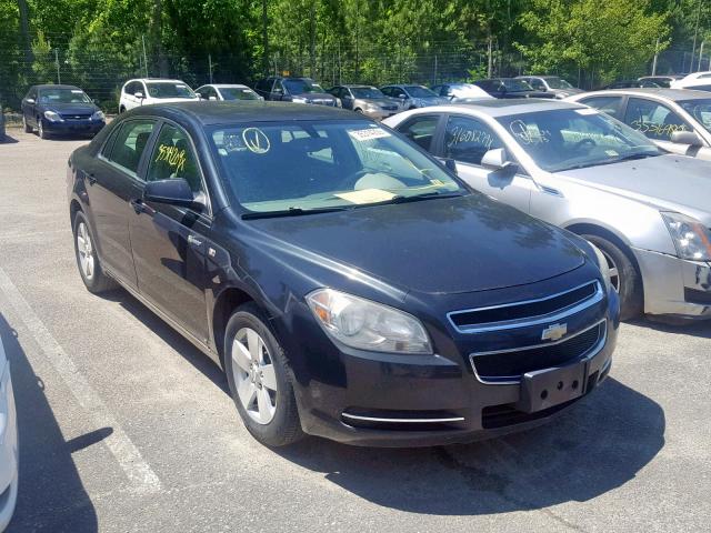 1G1ZF57568F258450 - 2008 CHEVROLET MALIBU HYB BLACK photo 1