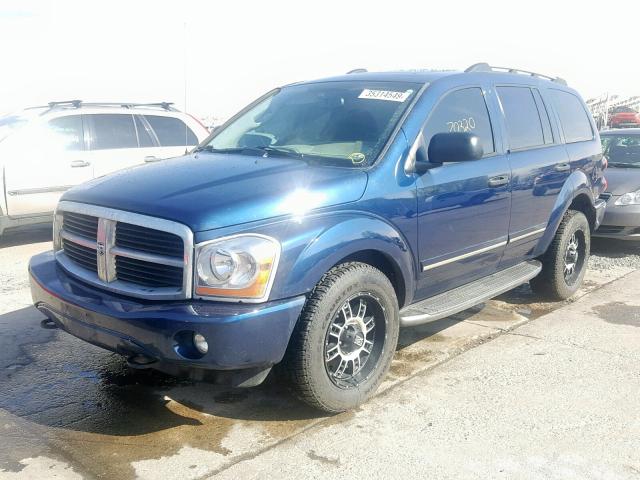 1D8HB58266F158589 - 2006 DODGE DURANGO LI BLUE photo 2