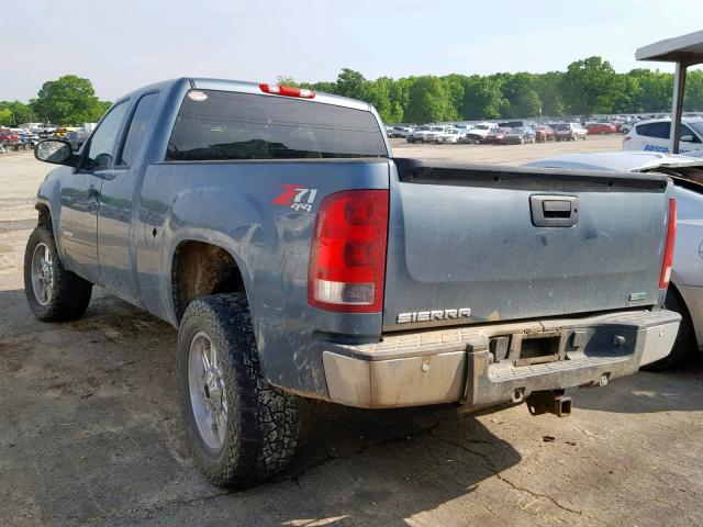 1GTR2VE33BZ163810 - 2011 GMC SIERRA K15 BLUE photo 3