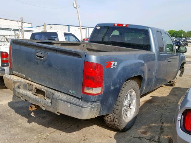 1GTR2VE33BZ163810 - 2011 GMC SIERRA K15 BLUE photo 4