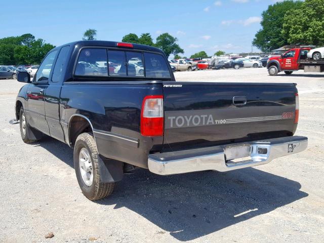 JT4VD12F5S0010253 - 1995 TOYOTA T100 XTRAC BLACK photo 3