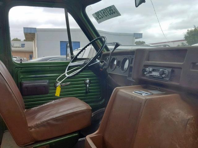 CGY365U134665 - 1975 CHEVROLET VAN GREEN photo 5