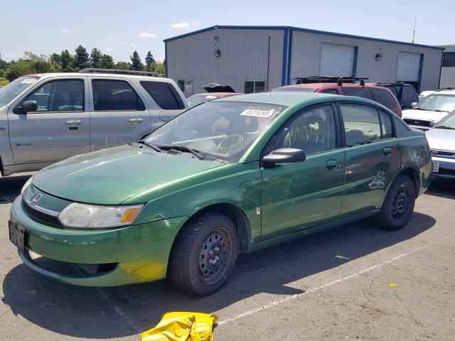 1G8AZ54FX4Z102262 - 2004 SATURN ION LEVEL 绿色 照片 2