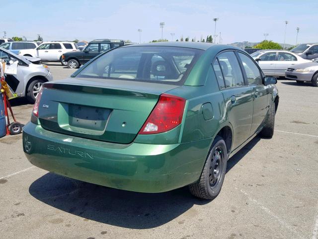 1G8AZ54FX4Z102262 - 2004 SATURN ION LEVEL 绿色 照片 4