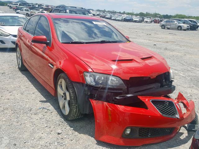 6G2EC57Y98L143441 - 2008 PONTIAC G8 GT RED photo 1