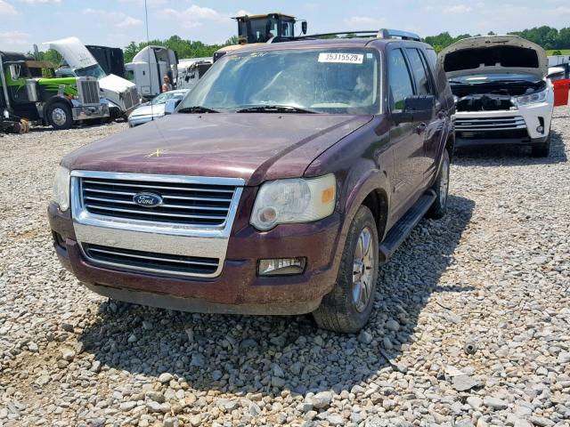 1FMEU65E26UA00211 - 2006 FORD EXPLORER L BURGUNDY photo 2