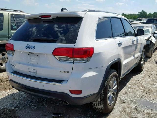 1C4RJEBG8EC185450 - 2014 JEEP GRAND CHER WHITE photo 4