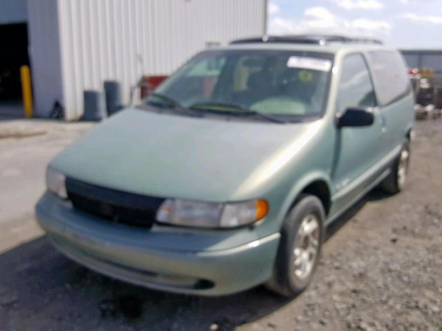 4N2DN1111VD831939 - 1997 NISSAN QUEST XE TEAL photo 2