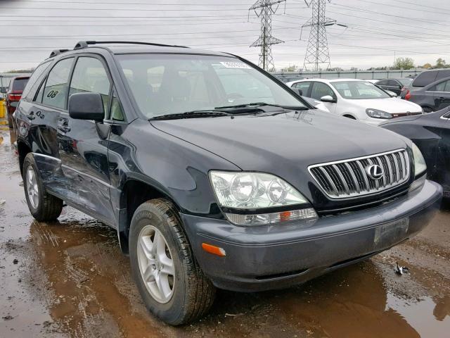 JTJHF10U220244176 - 2002 LEXUS RX 300 BLACK photo 1