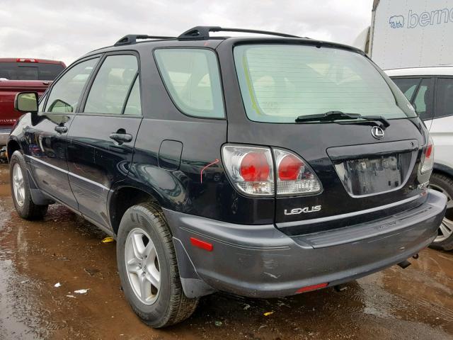 JTJHF10U220244176 - 2002 LEXUS RX 300 BLACK photo 3