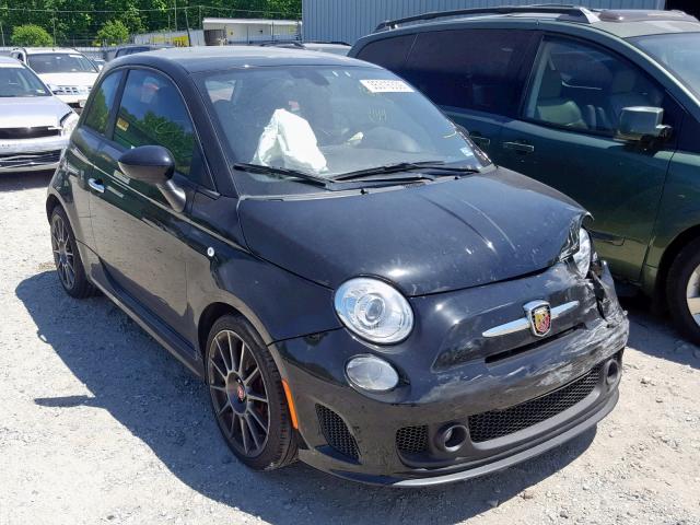 3C3CFFFH6HT550074 - 2017 FIAT 500 ABARTH BLACK photo 1