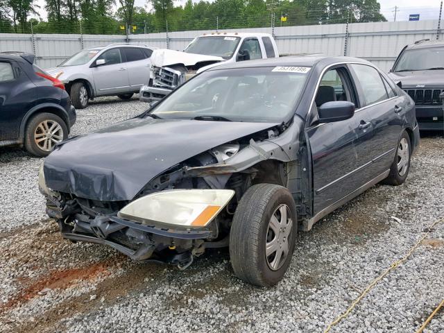 1HGCM56465A195033 - 2005 HONDA ACCORD LX GRAY photo 2