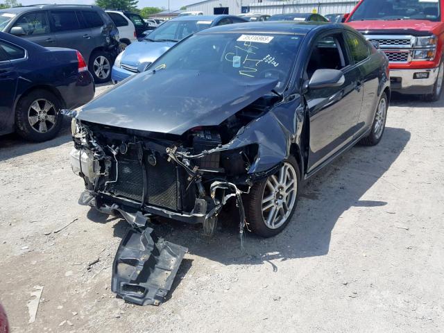 JTKDE177470215198 - 2007 TOYOTA SCION TC ნაცრისფერი ფოტო 2