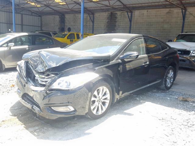 KMHFG4JGXDA227264 - 2013 HYUNDAI AZERA BLACK photo 2