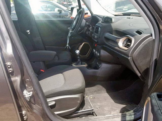 ZACCJAAH2HPF27239 - 2017 JEEP RENEGADE S 灰色 照片 5