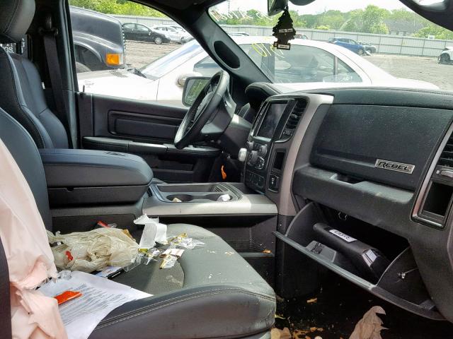 1C6RR7YT0JS203486 - 2018 RAM 1500 REBEL შავი ფოტო 5