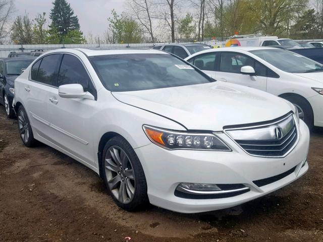 JH4KC1F34EC004869 - 2014 ACURA RLX WHITE photo 1