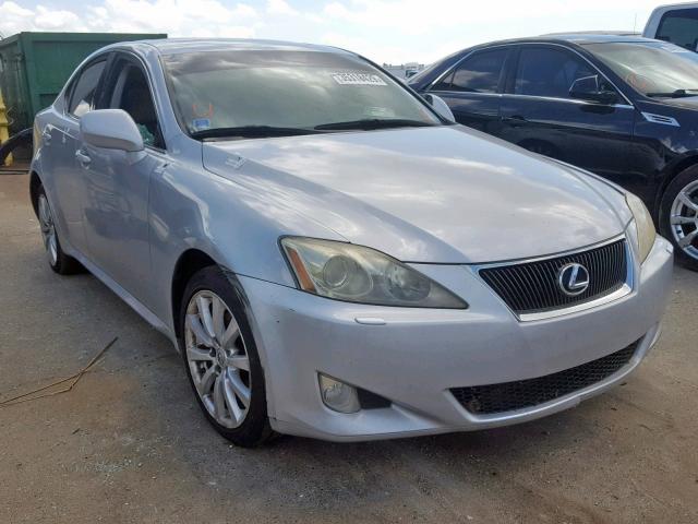 JTHCK262585023752 - 2008 LEXUS IS 250 SILVER photo 1