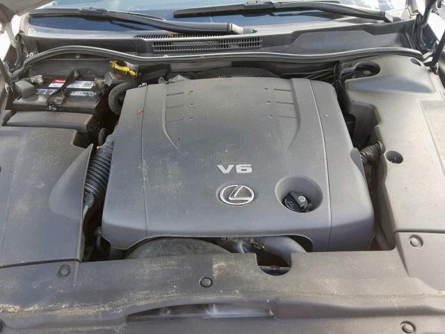 JTHCK262585023752 - 2008 LEXUS IS 250 SILVER photo 7