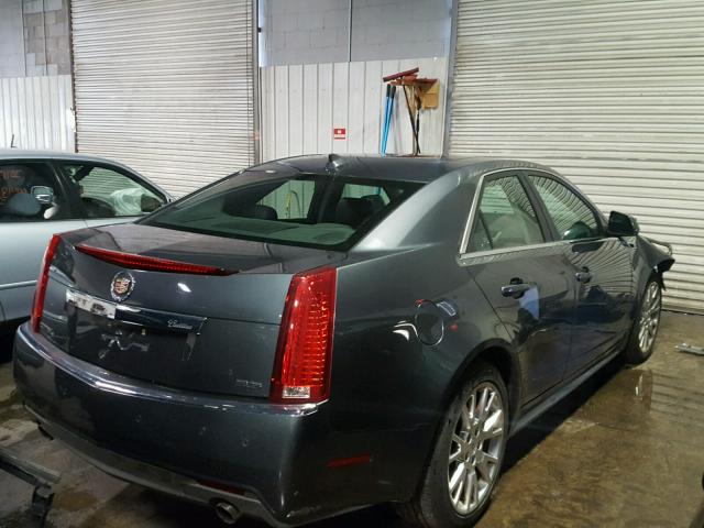 1G6DS5ED8B0125354 - 2011 CADILLAC CTS PREMIU GRAY photo 4