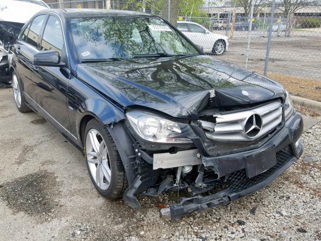 WDDGF4HB2CR199620 - 2012 MERCEDES-BENZ C 250 BLACK photo 1