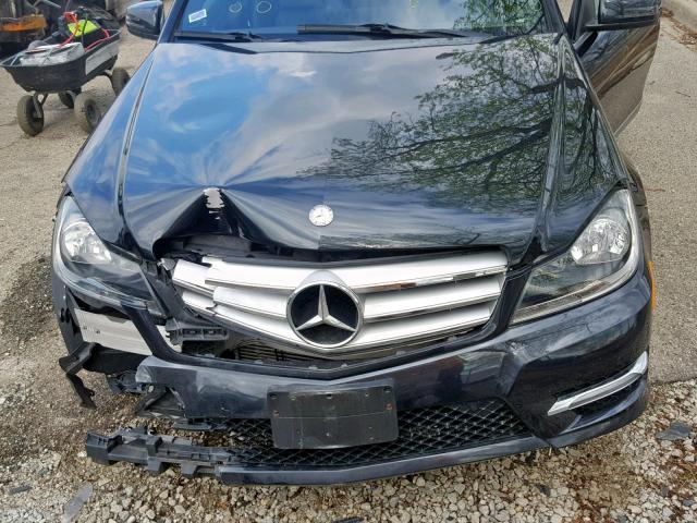 WDDGF4HB2CR199620 - 2012 MERCEDES-BENZ C 250 BLACK photo 7