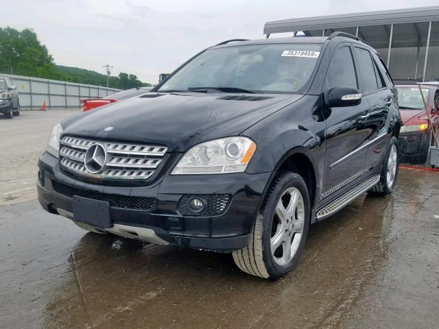 4JGBB86E98A384091 - 2008 MERCEDES-BENZ ML 350 BLACK photo 2