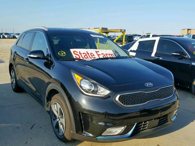 KNDCD3LD1J5137857 - 2018 KIA NIRO EX BLACK photo 1