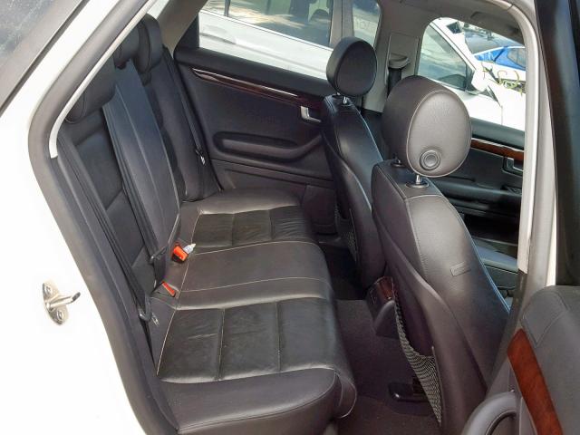 WAUAF78E95A544118 - 2005 AUDI A4 2.0T WHITE photo 6